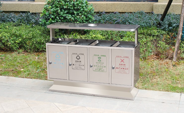 四分類(lèi)不銹鋼垃圾桶 四分類(lèi)不銹鋼垃圾桶